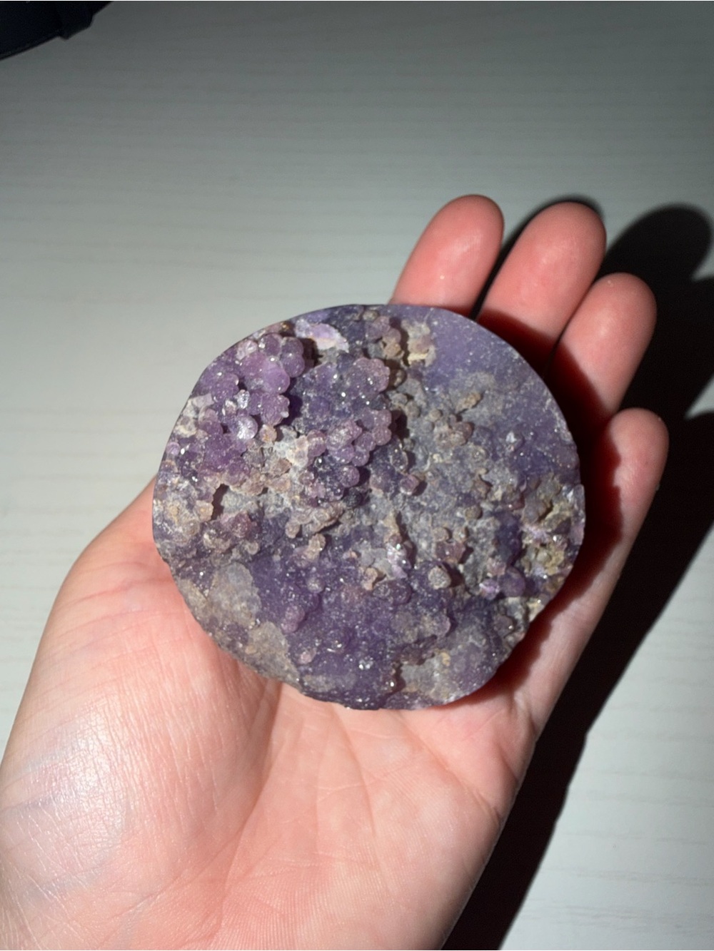 Grape Agate 3/4 Sphere